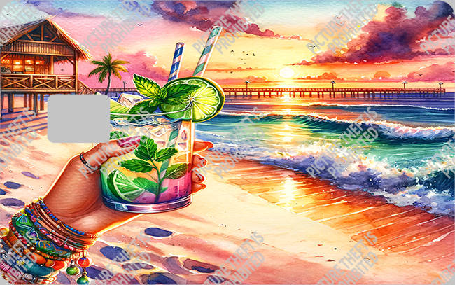 Bank  Card Sticker-BC-2509